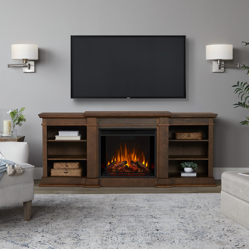Real Flame Fresno TV Stand with Fireplace & Reviews Wayfair